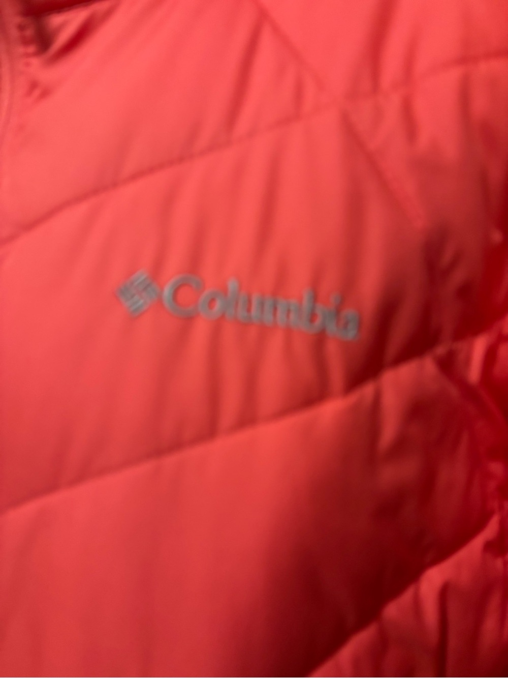 Columbia Bright Coral Quilted Puffer Jacket - Picture 3 of 6